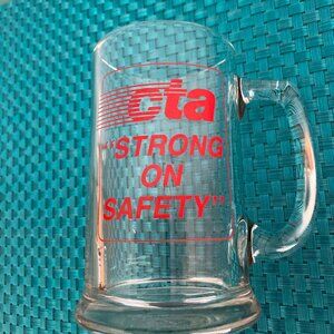 CTA Glass Mug NOS